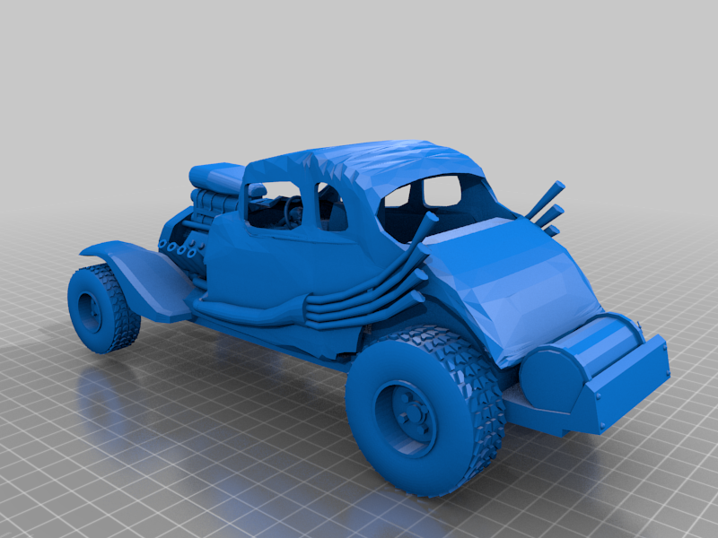 Free STL file Mad Max car Ford 🚗 ・3D printing idea to download・Cults
