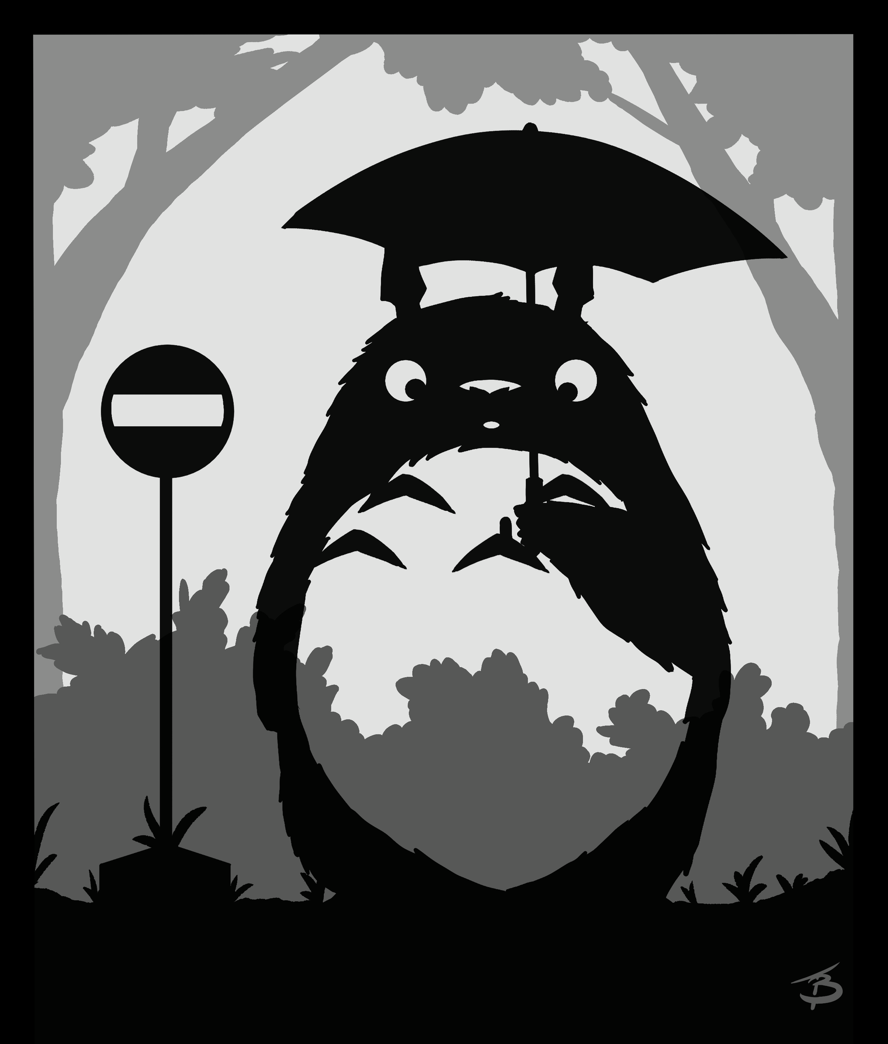 🖼️ Caja de luz de Mi vecino Totoro・Archivo STL para ・Cults, image size:1741x2048
