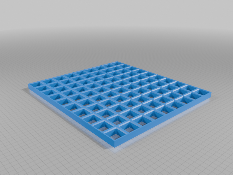 3d Model Grid Code Free 3D file Custom Grid 9 x 10 (Dungeon Blocks Compatible) 🧸 ・3D ...