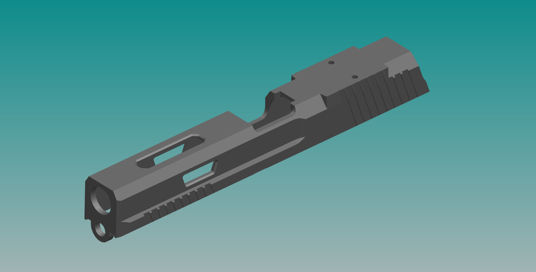 🛝 MK23 SLIDE WITH RMR MOUNT・ STL File for ・Cults