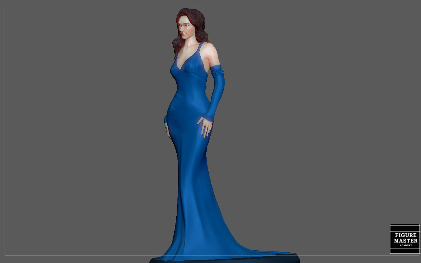 WONDERWOMAN DRESS STATUE DC MOVIE CHARACTER GAL GADOT WW 1984 wonder  woman sexy 3d print STL File for Cults