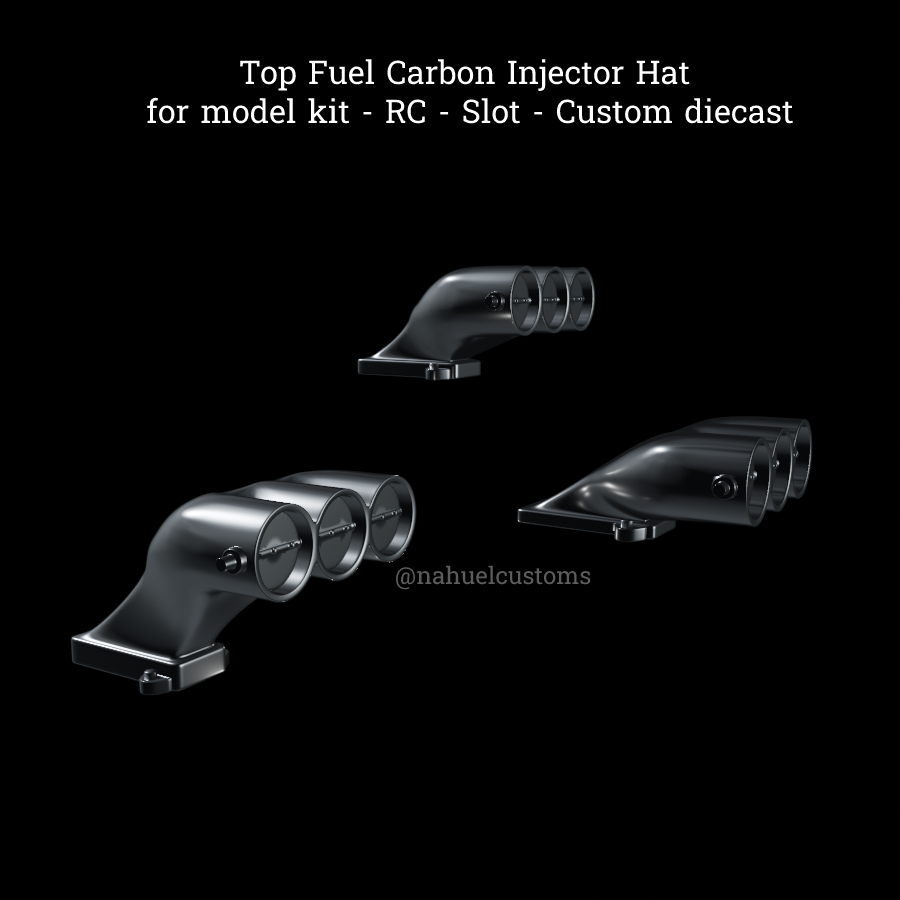 🔝 Top Fuel Carbon Injector Hat for model kit - RC - Slot - Custom ...
