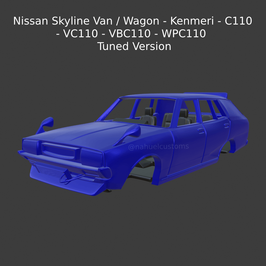 🚐 Nissan Skyline Van / Wagon - Kenmeri - C110 - VC110