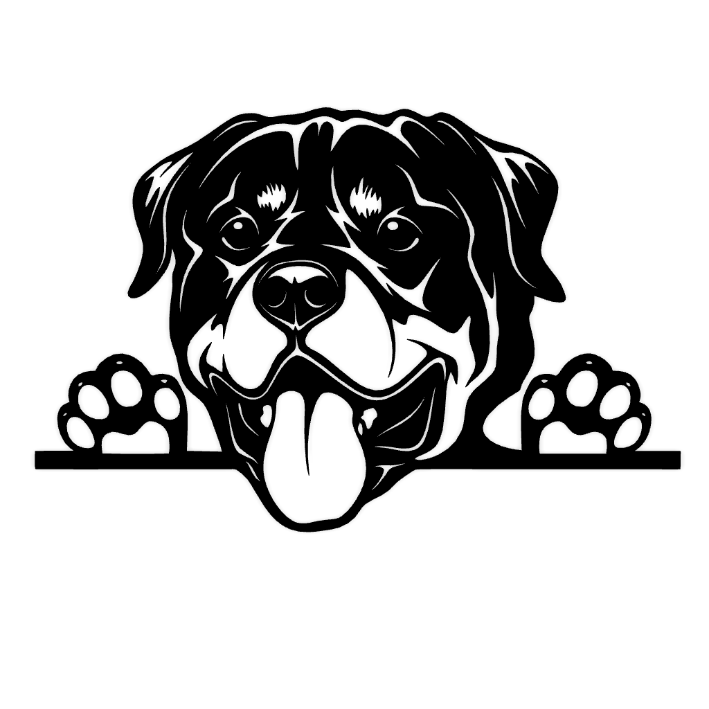 KESIMO 1000 Teile Puzzle Rottweiler Hunde – Familienspiel Für Erwachsene & Teens, Fertig 50x70 Cm