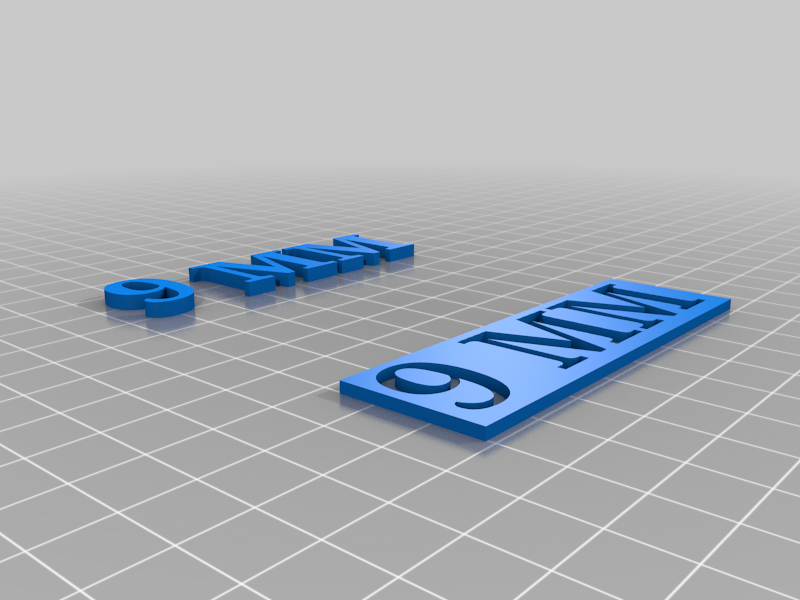 Free 3D file 9 MM name plate 👽 ・3D printing design to download・Cults