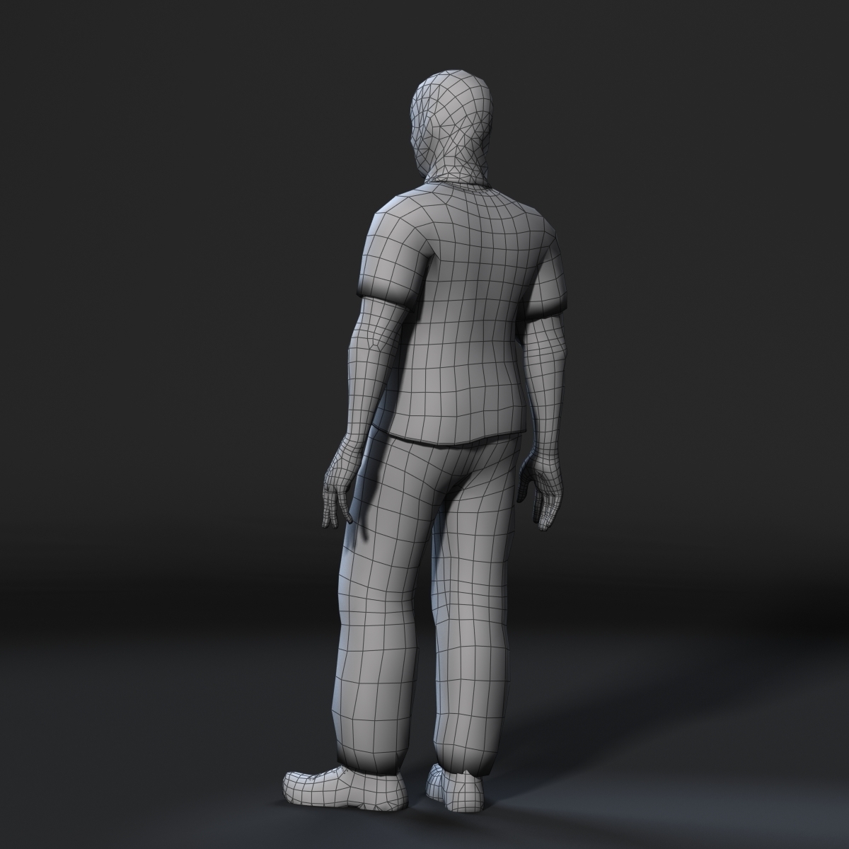 💀 Animated Gang Man-Rigged 3d game character Low-poly 3D model・ 3D File ...