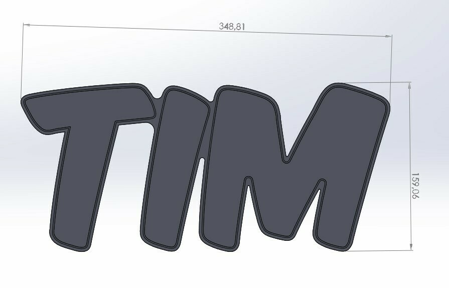 🪞 Tim Timo Timon LED Leuchtbuchstaben 3 Namen・ STL Datei für ・Cults