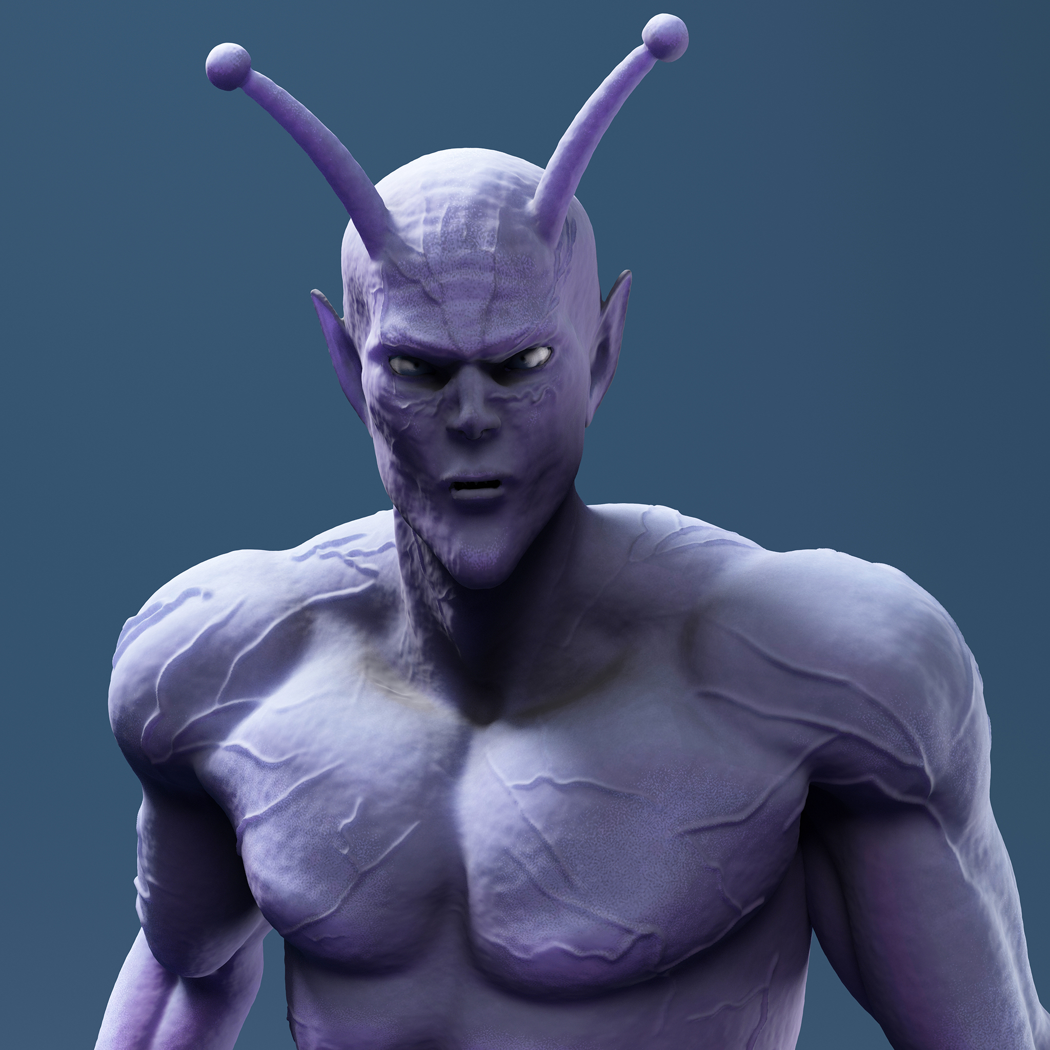 OBJ file One Punch Man Monster 3D Print Model 👊 ・Design to download and ...