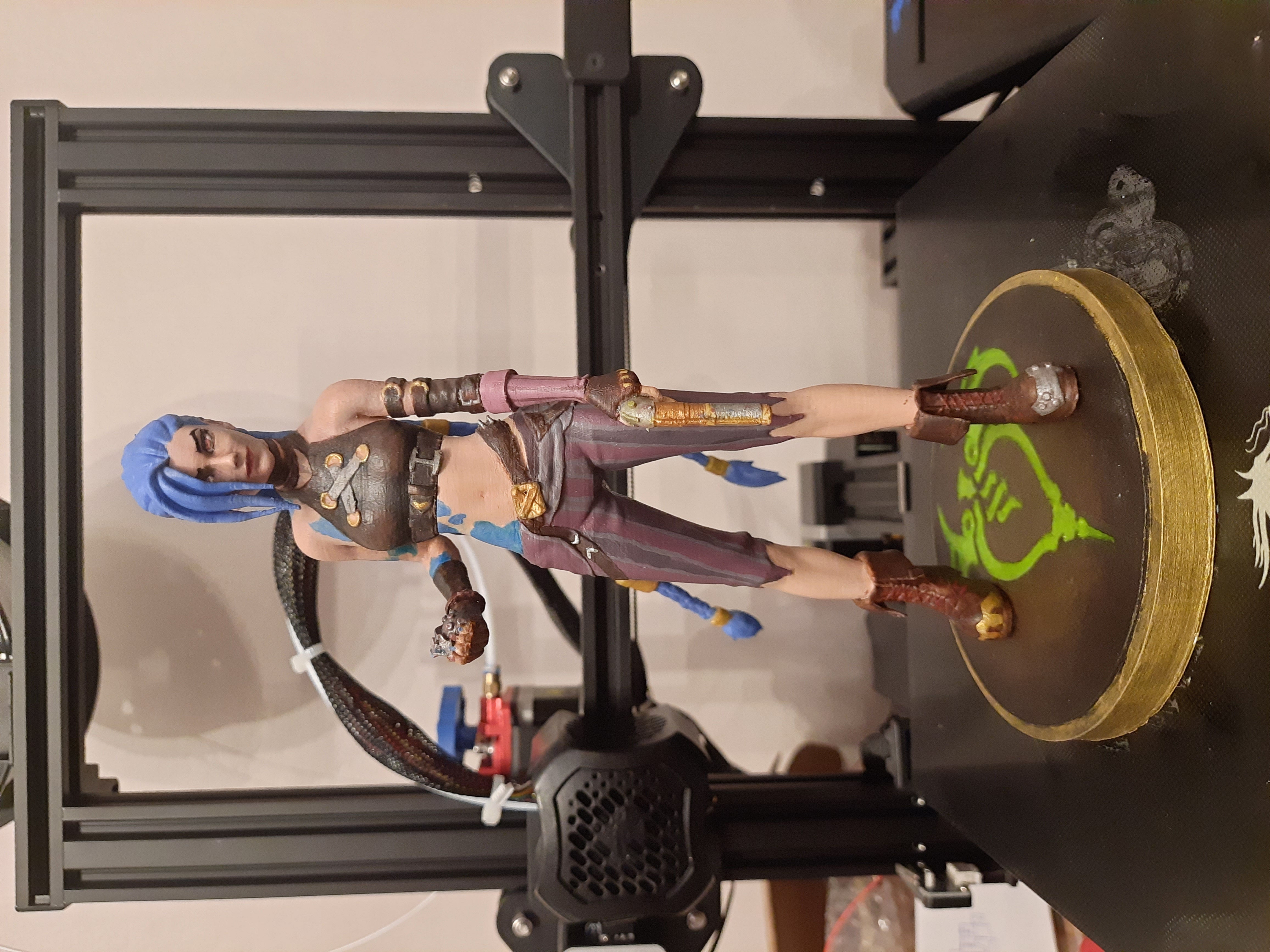 👫 League of Legends Jinx Arcane Figure・ OBJ File for ・Cults