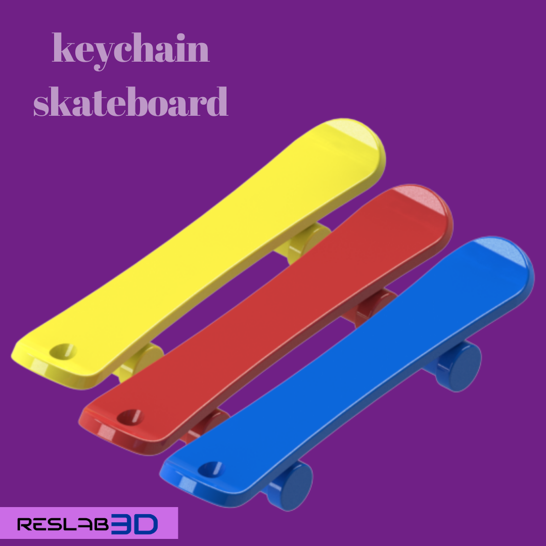 Porte-clés skateboard - La boutique des p'tits Malins