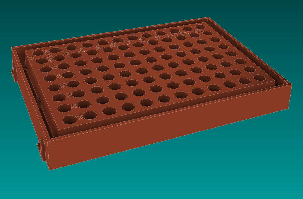 📱 PCR Tube Rack・Free 3D File for ・Cults