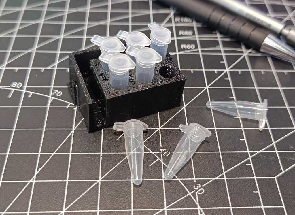 📱 PCR Tube Rack・Free 3D File for ・Cults