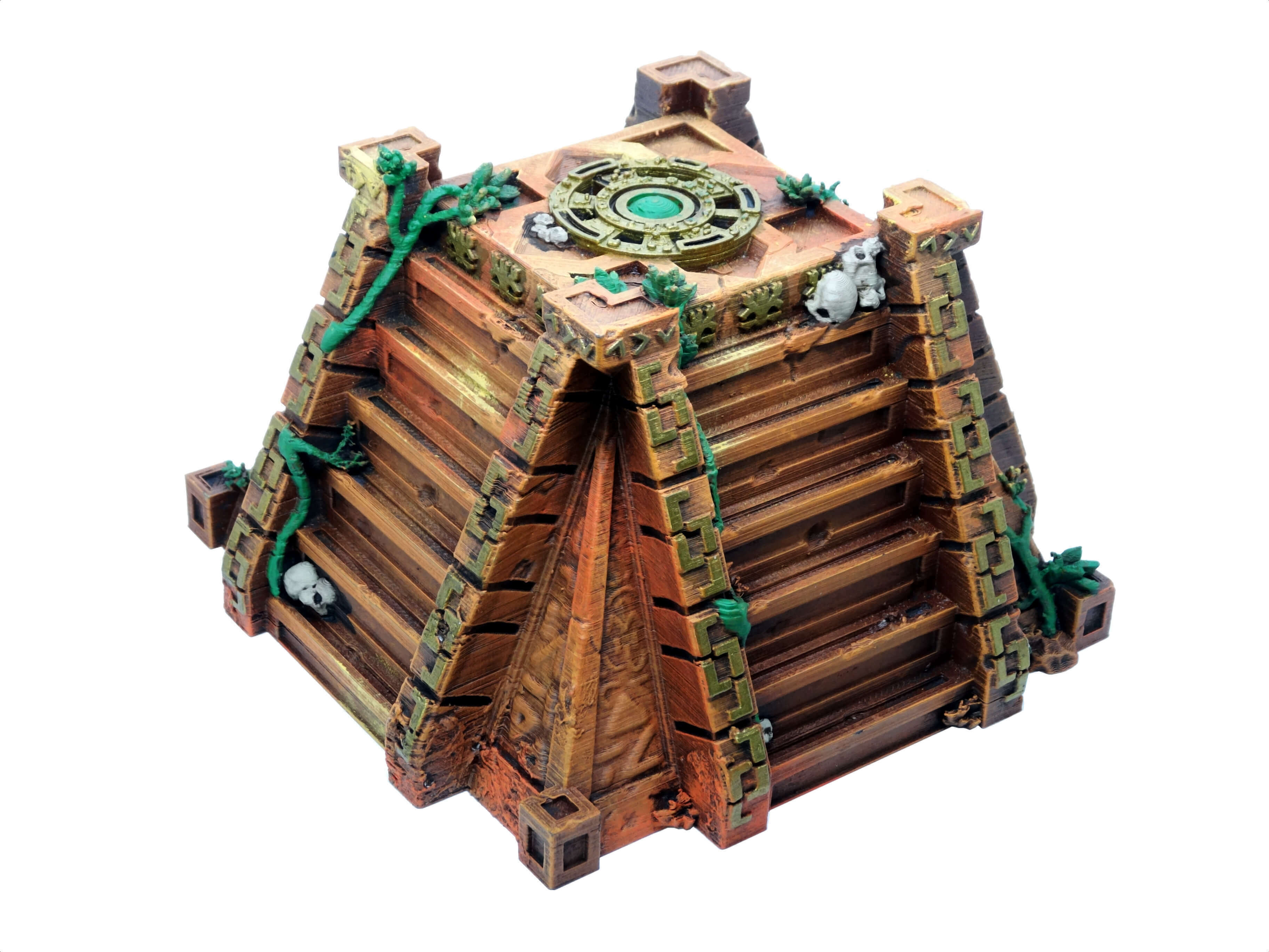 🔨 Modular Aztec/Chaos pyramid(s) with accessories for TTRPG/WarGames ...