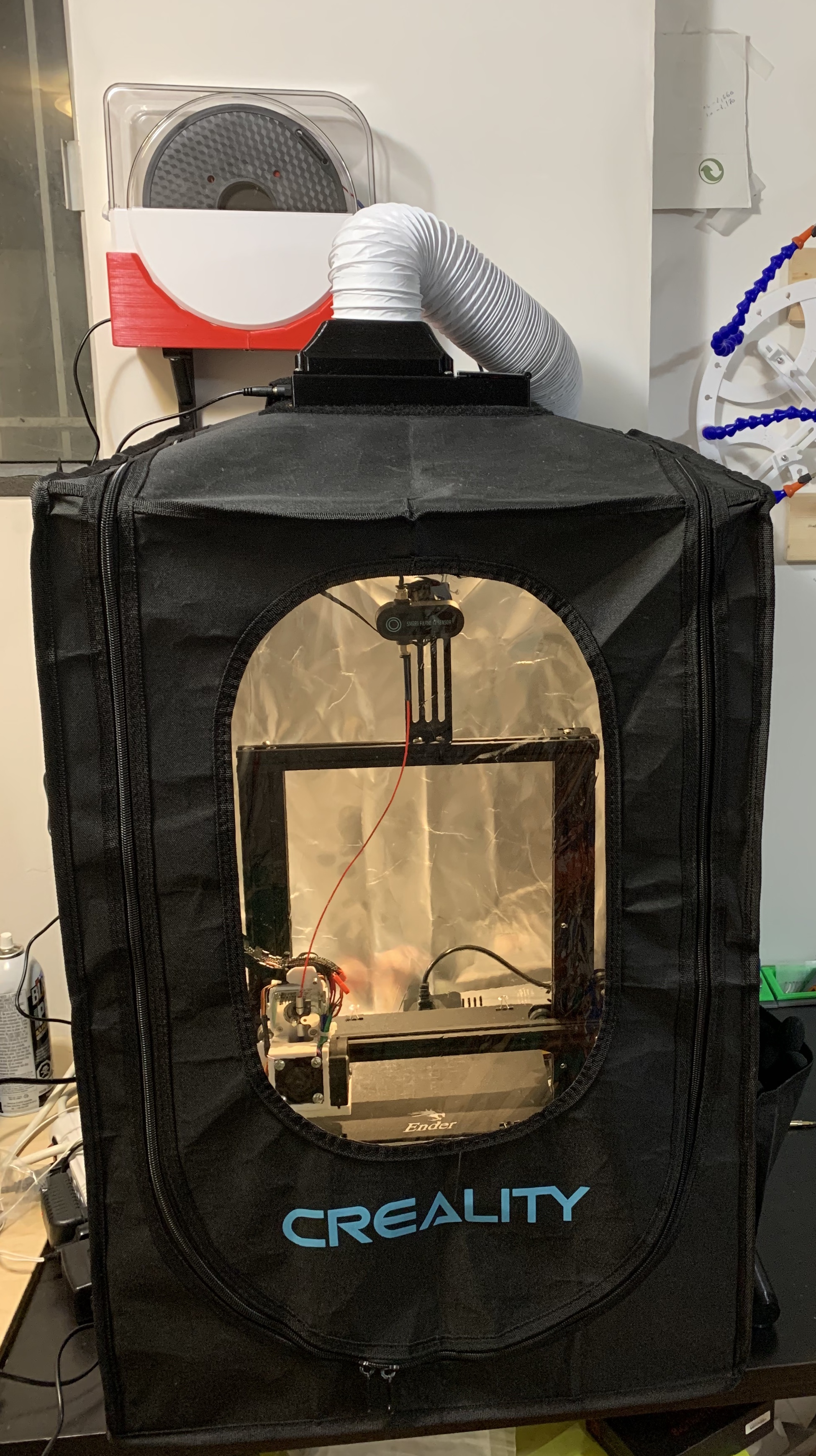 Free STL file Creality enclosure exhaust system 🧞‍♂️ ・3D printer design to download・Cults
