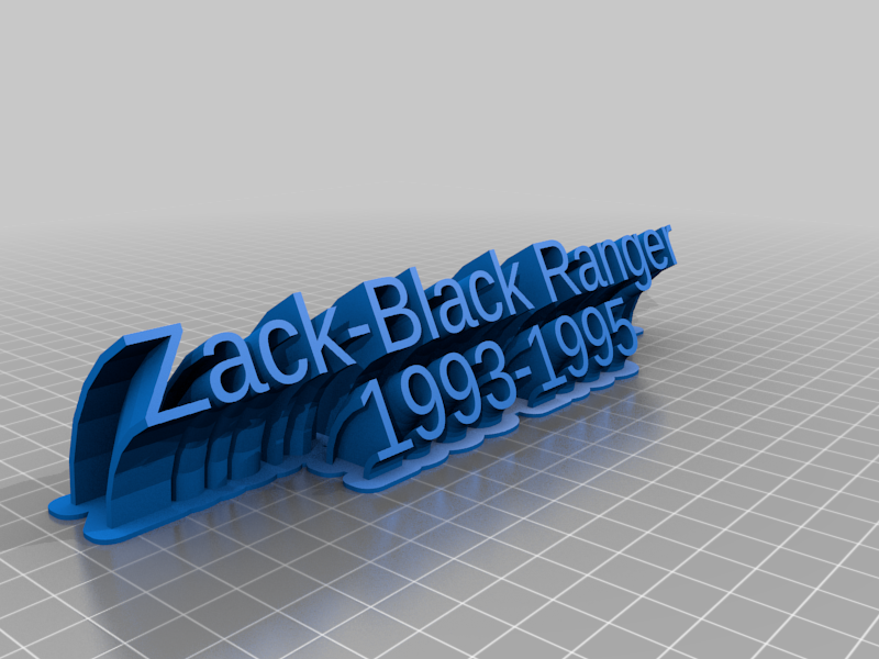 🎭 Power Rangers Name signs・Free STL File for ・Cults
