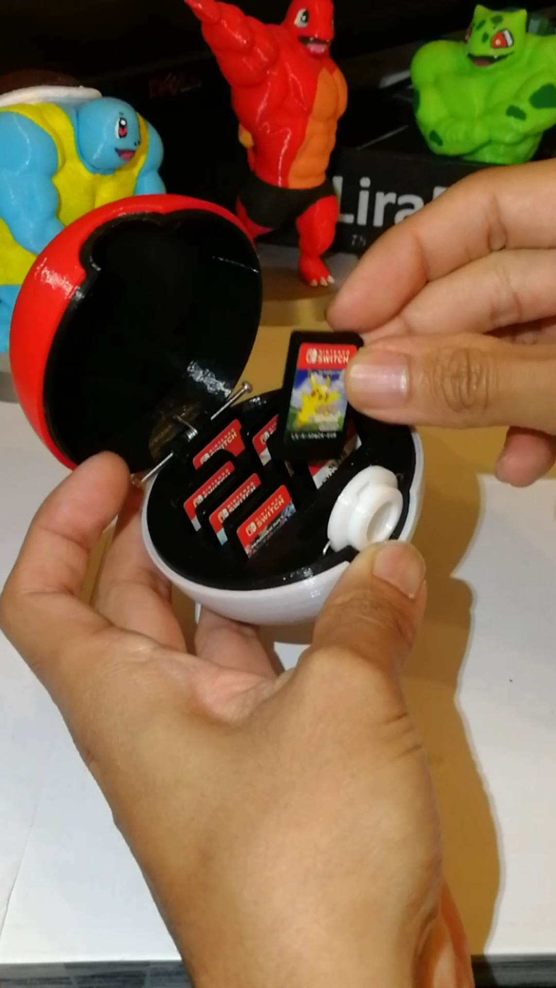 Pokeball Switch Cartridge Case imprimable en 3D • fait avec Ender 3・Cults