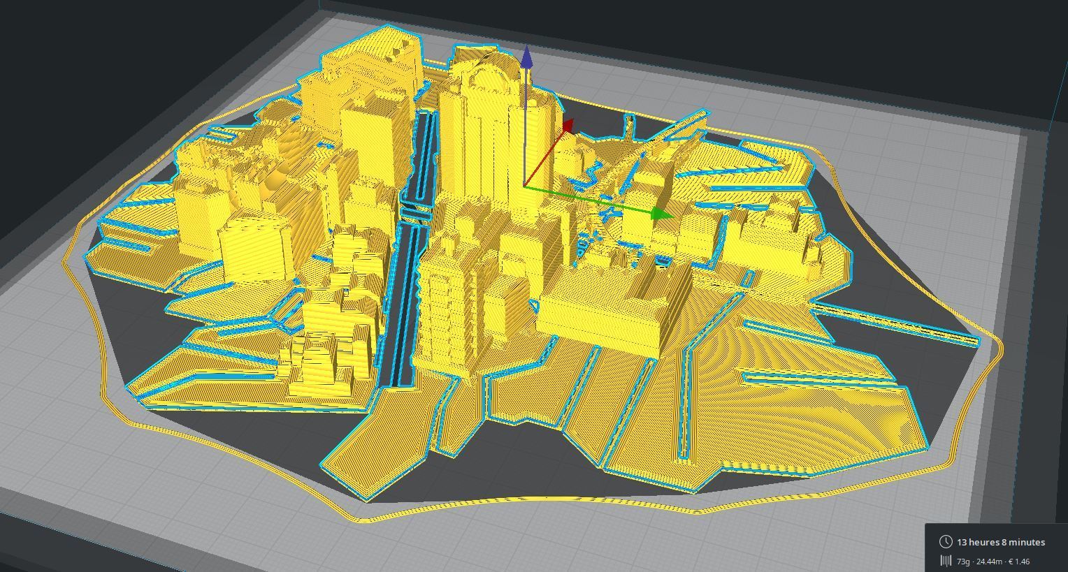 🏙️ City・Free STL File for ・Cults
