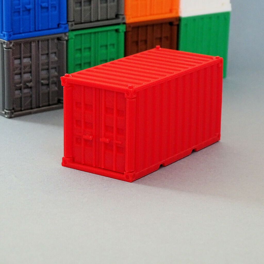 Free 3D file Shipping Container toy for kids or pen holder 🖊️ ・3D