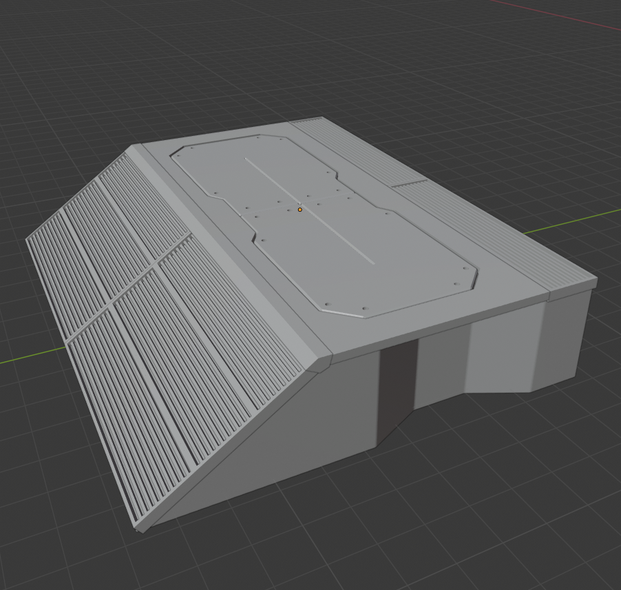 Sci-Fi Miniature Terrain - Industrial Cargo Ramp・Free STL File for ・Cults