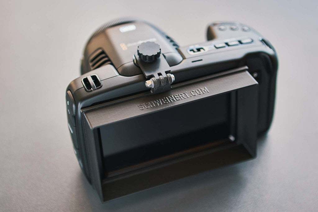 ☀️ BMPCC 4K 6K Sun Hood Viewfinder Adapter・Free STL File