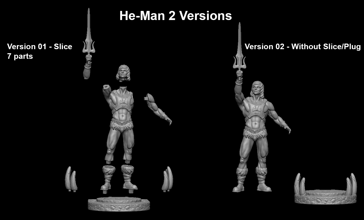 👨 He Man Fan Art・ STL File for 3D printing・Cults