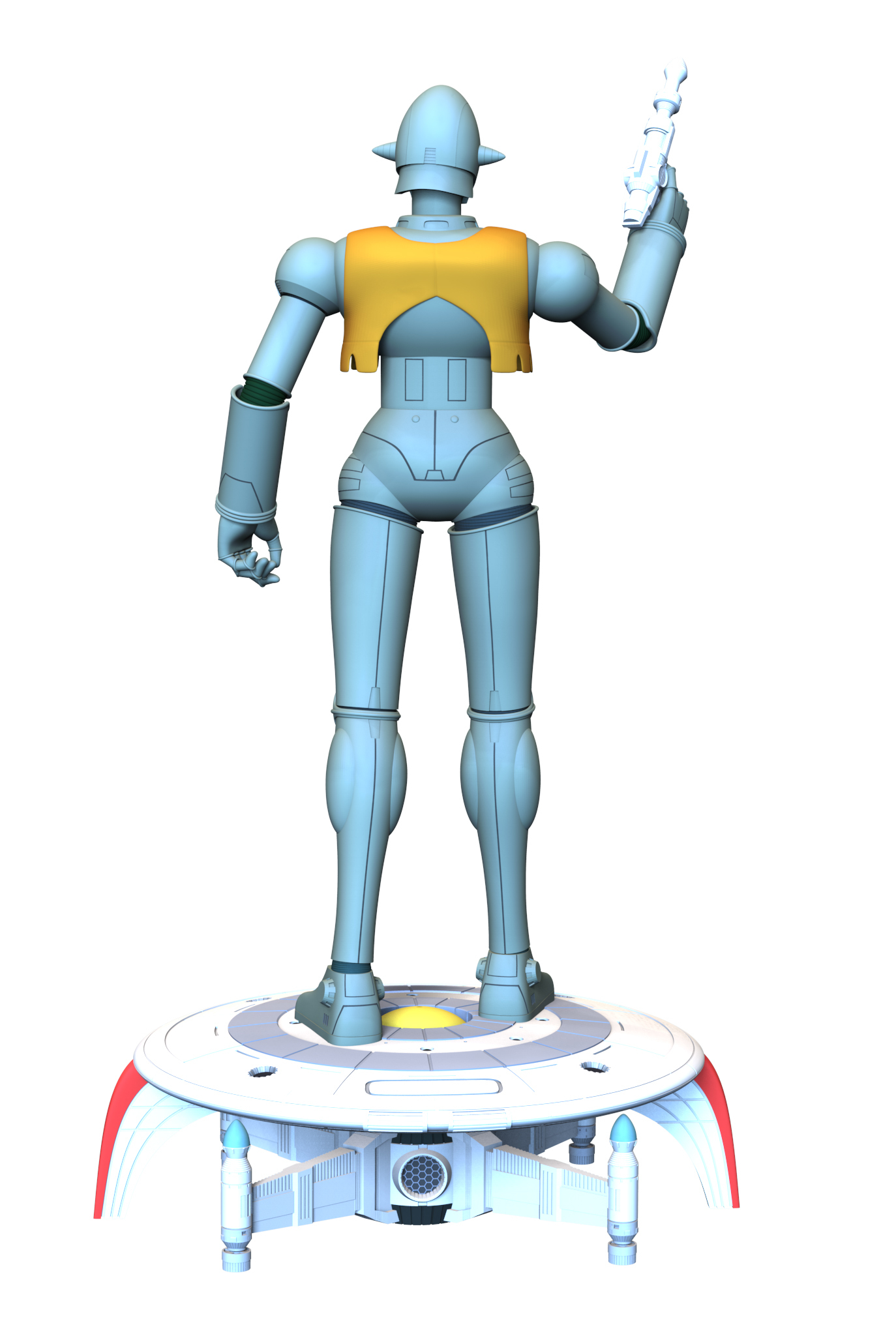 Crag The Robot (Capitaine Flam) - HL Pro - Figurines, PVC | Manga Story