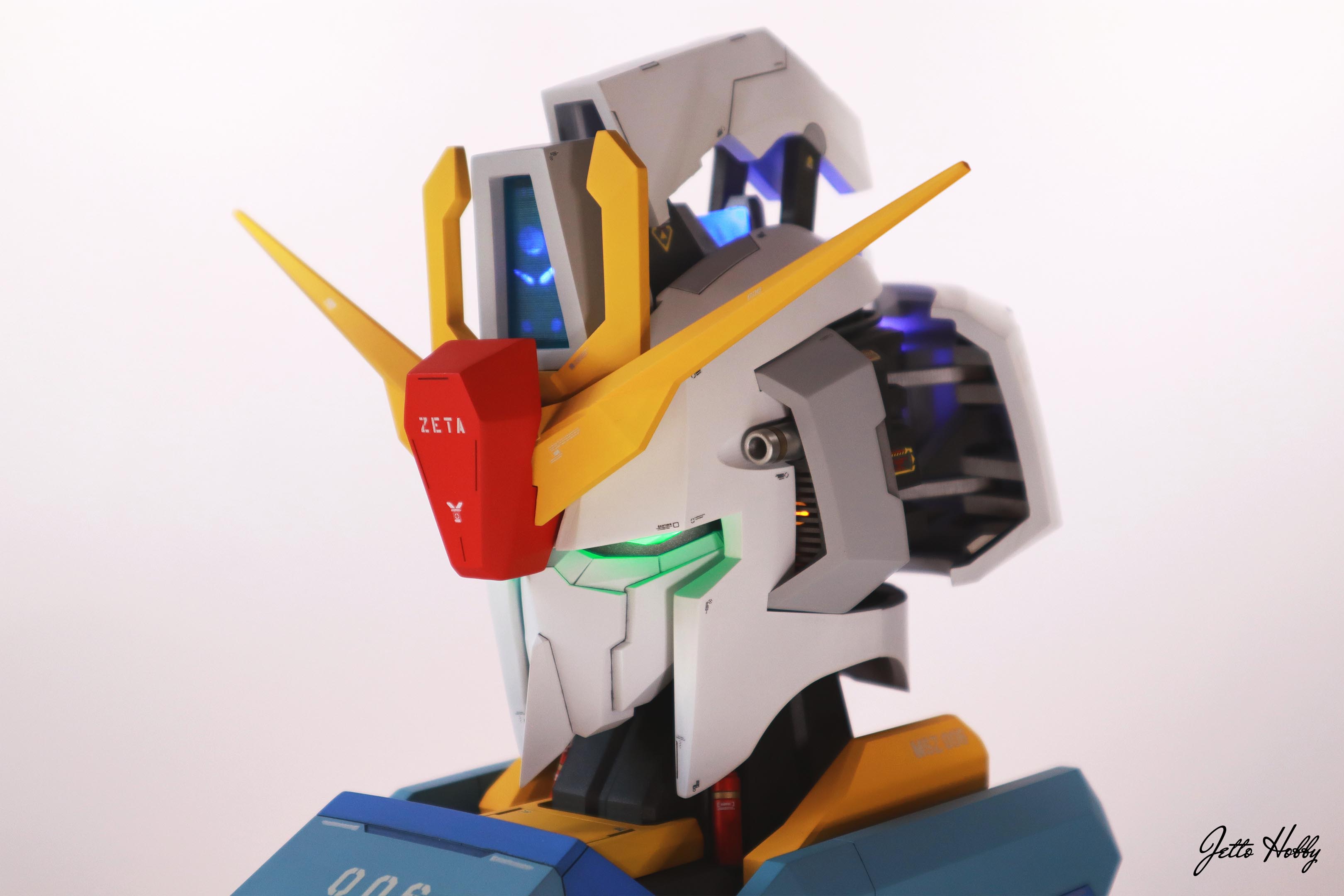 🤖 Gundam Bust - Zeta (MSZ-006)・ 3D File for ・Cults, image size:3240x2160