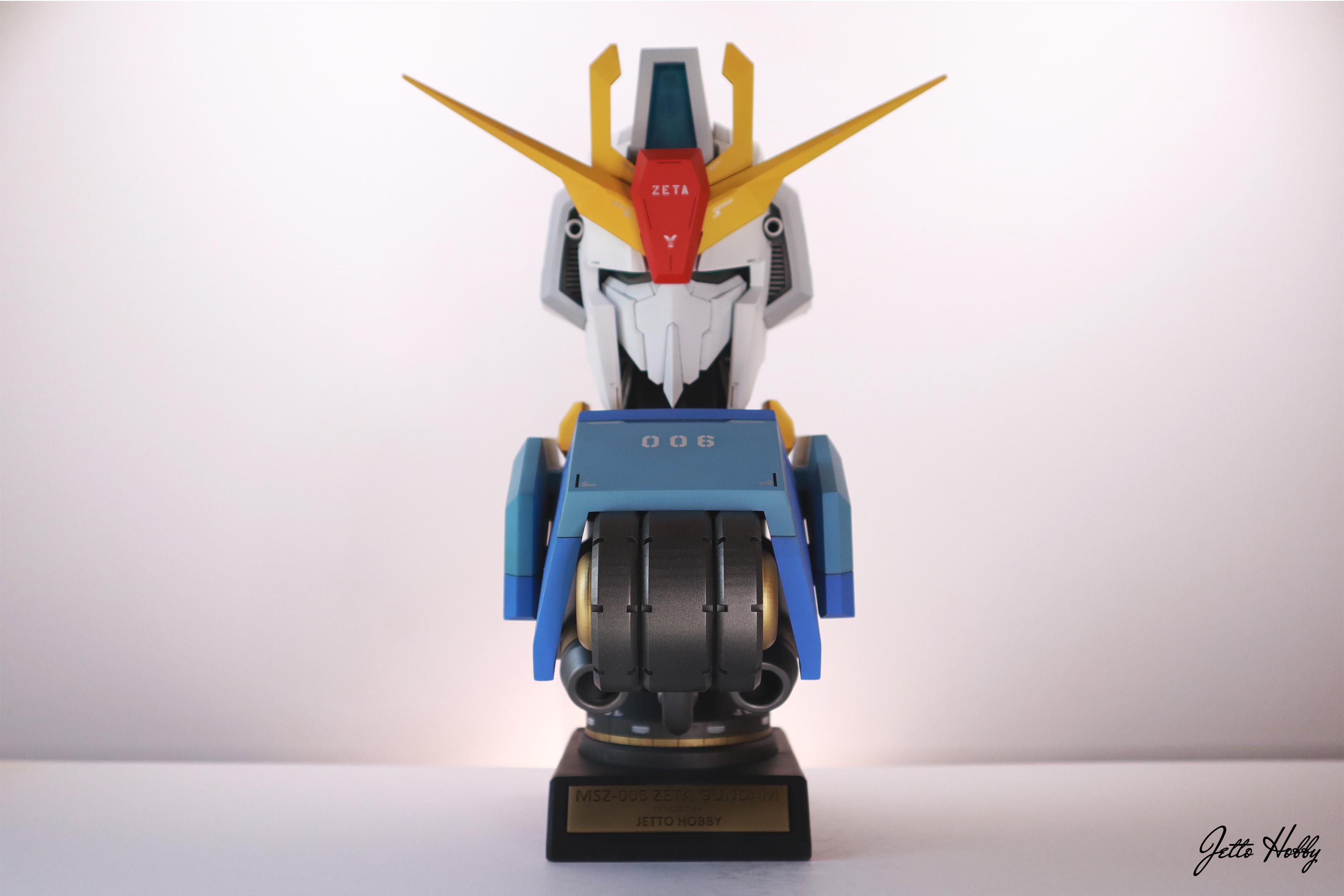 🤖 Gundam Bust - Zeta (MSZ-006)・ 3D File for ・Cults, image size:3240x2160