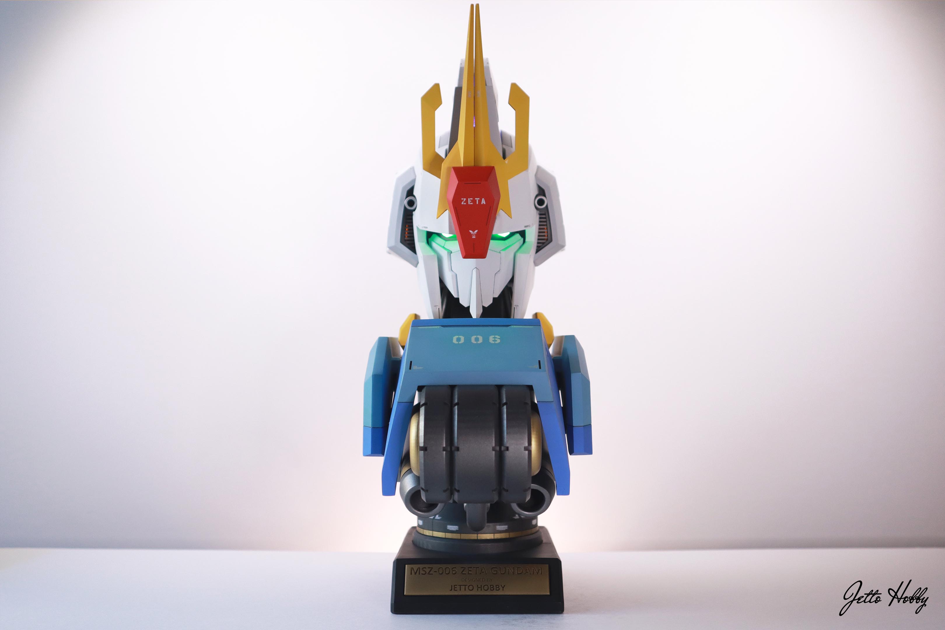 🤖 Gundam Bust - Zeta (MSZ-006)・ 3D File for ・Cults, image size:3240x2160