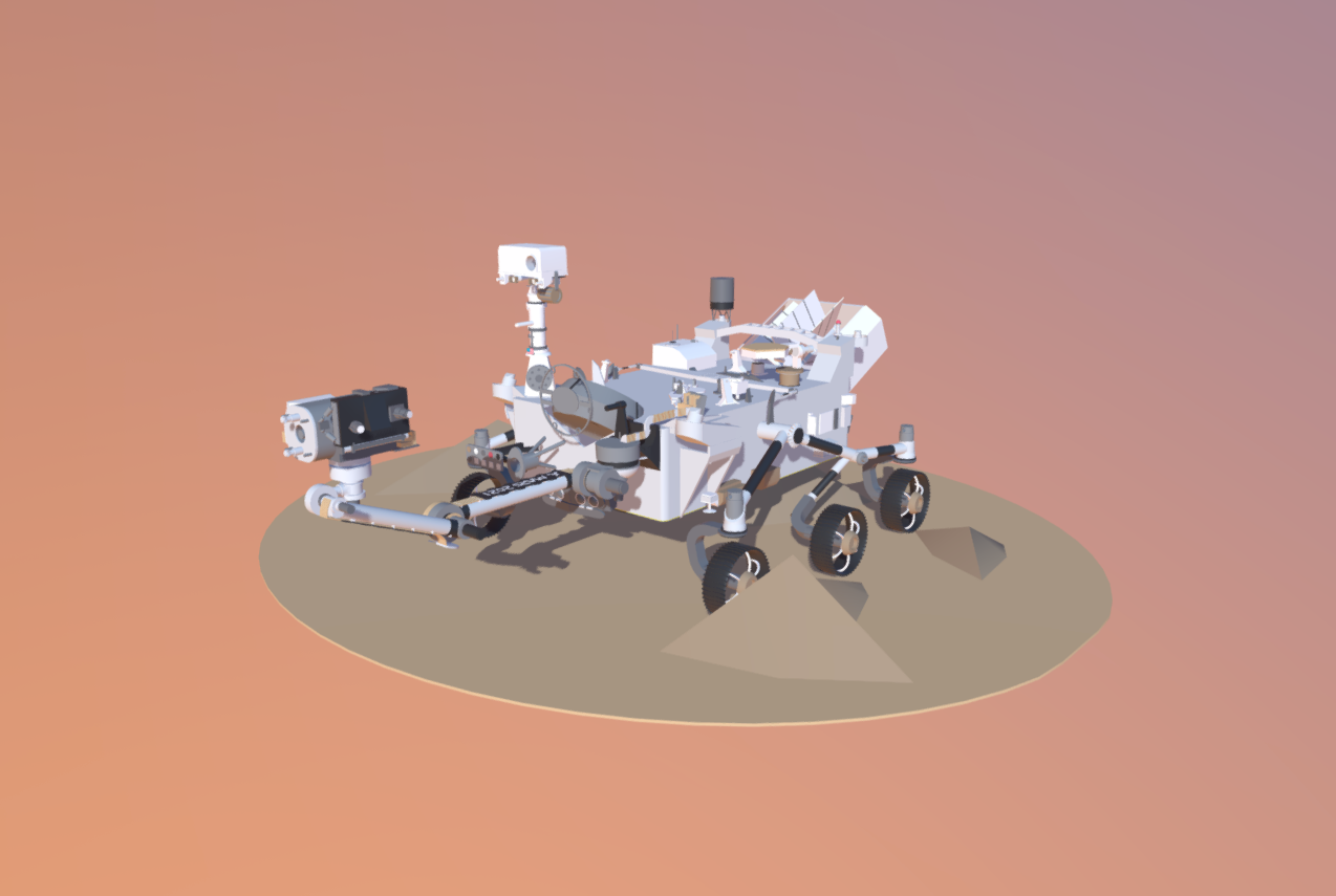 Free OBJ file Perseverance Rover- Mars 2021 🛰 ・3D printing design to ...