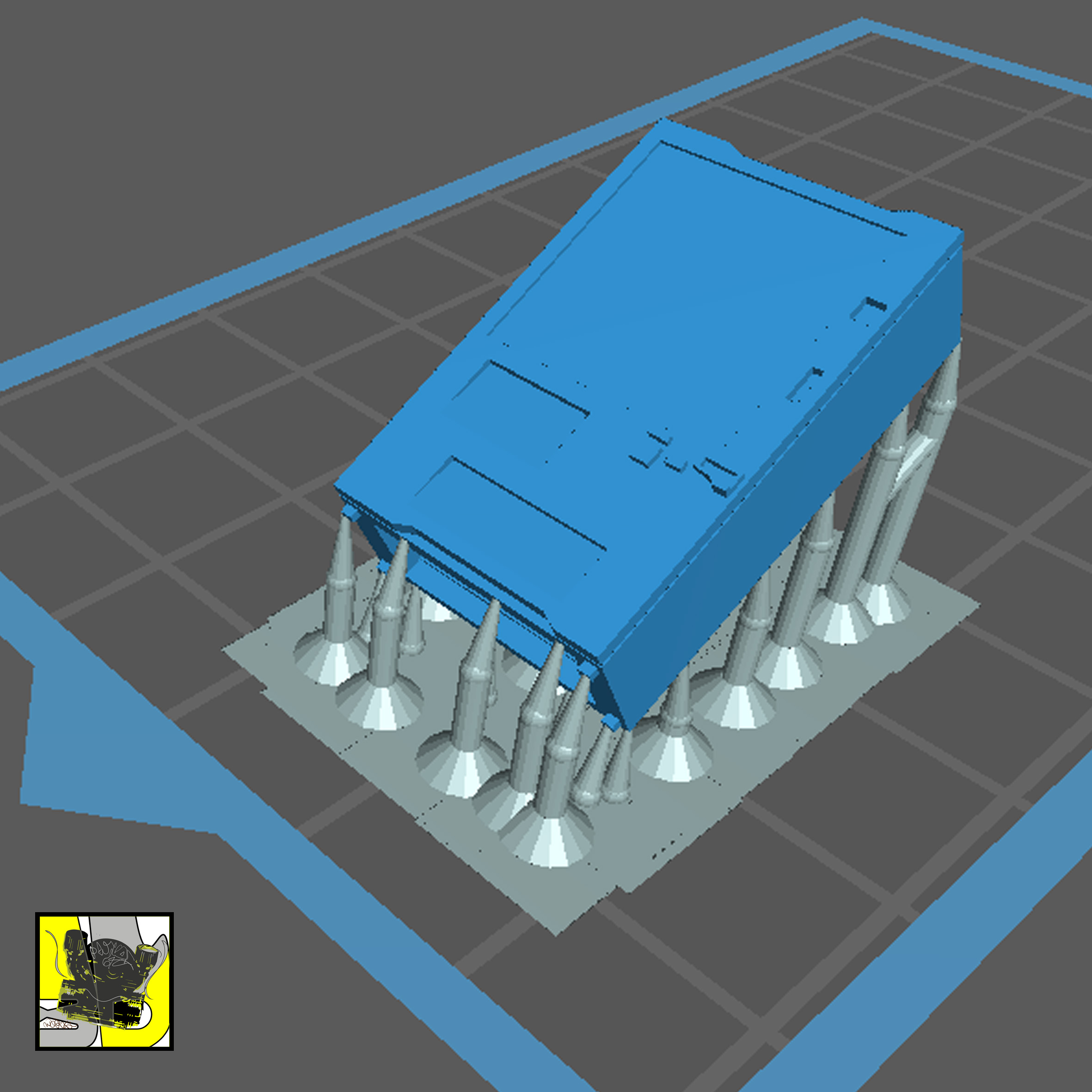 STL file 164 Scale Diorama