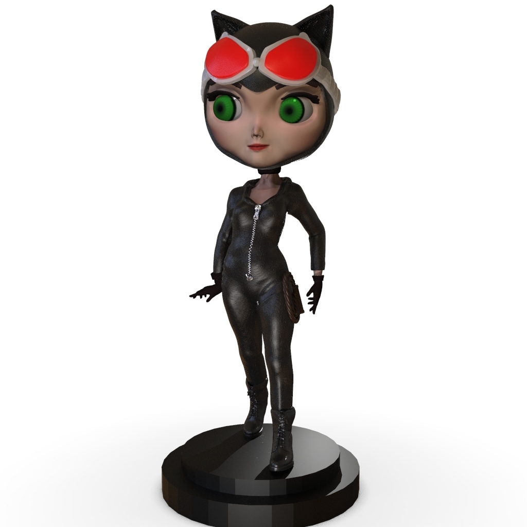 Free STL file Catwoman 🦸‍♀️ ・Template to download and 3D print・Cults