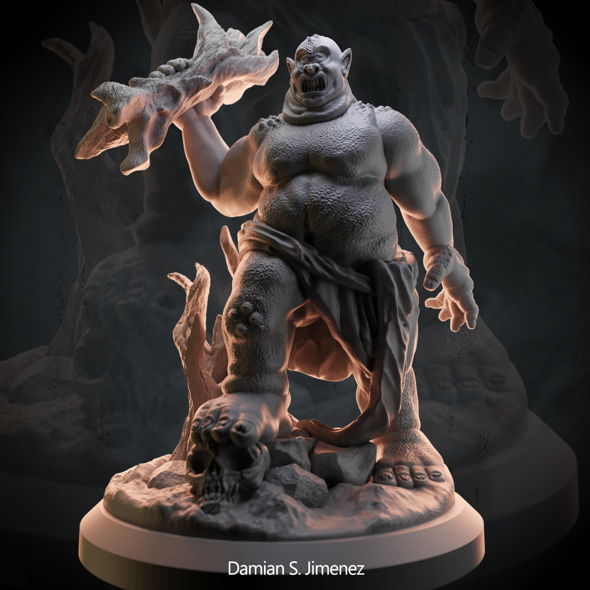 STL file Cyclops 3d printable character for board games and tabletop ...