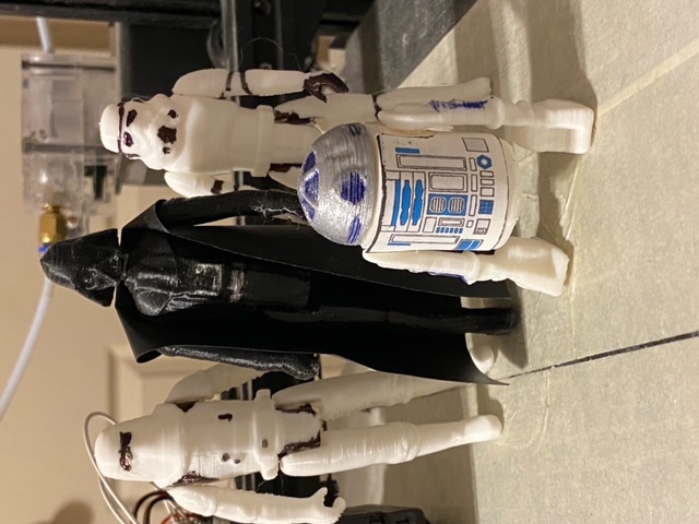 Star-Wars Darth Vader Kenner Style Action figure STL OBJ 3D (+ free 3D Scan)