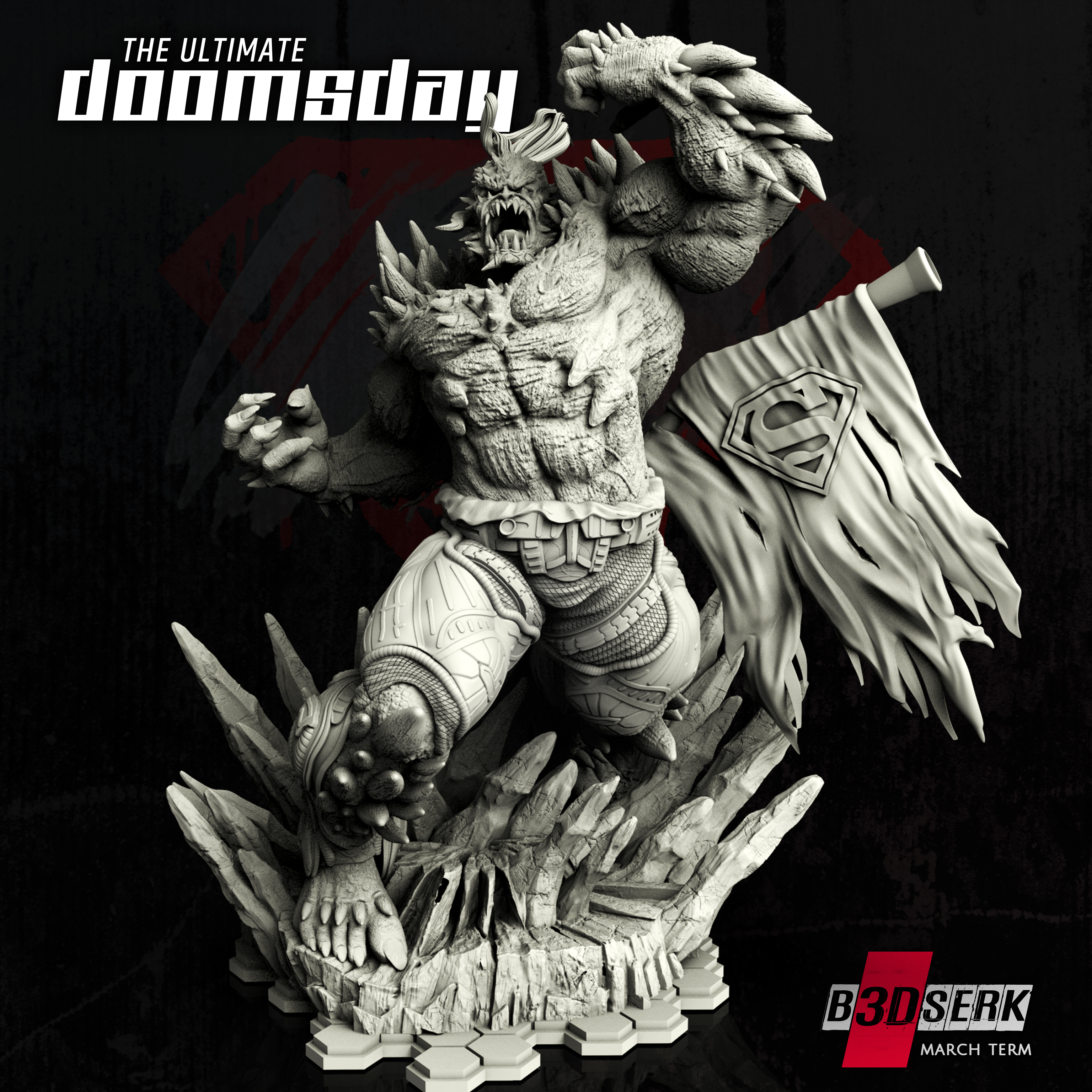 🗿 B3DSERK March Term Doomsday 3d Sculpture tested and ready