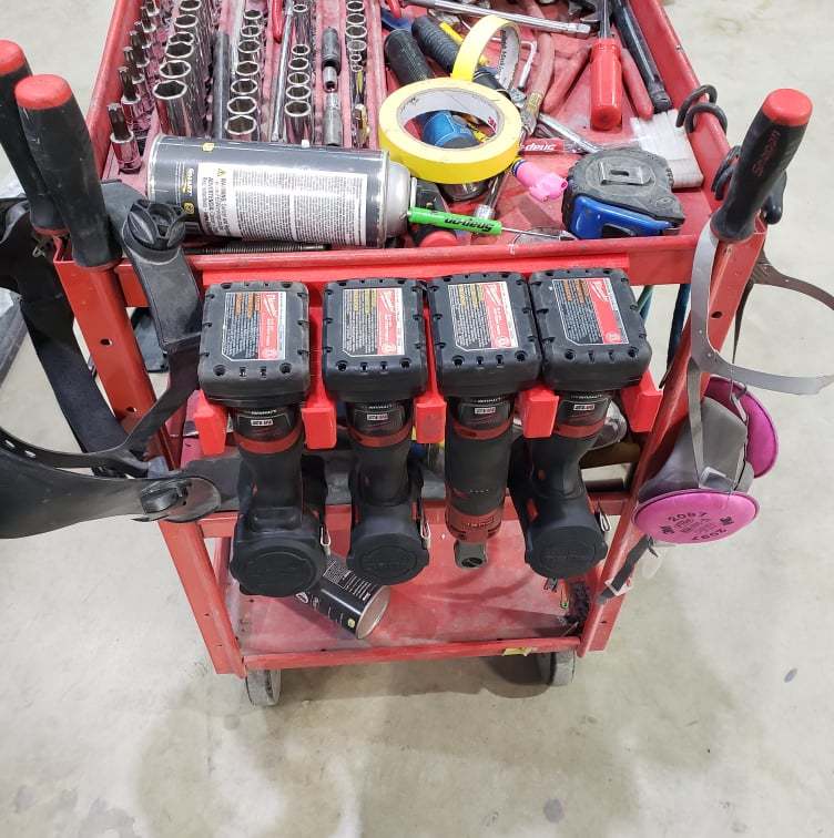 3D file Milwaukee M12 Tool Holder 🔧 ・3D printing template to download・Cults