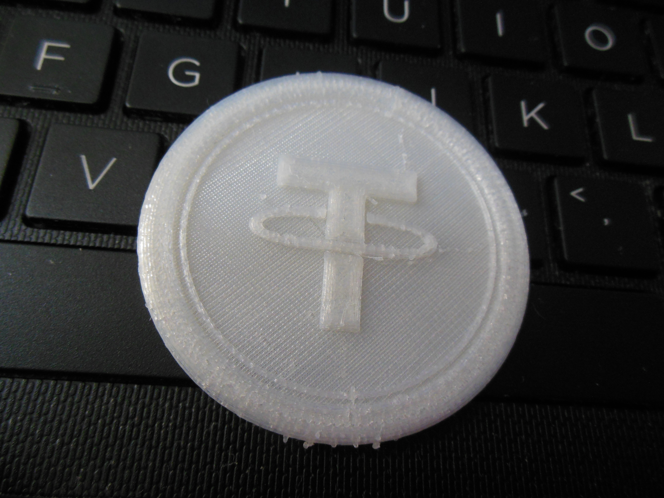 🪙 Tether USDT Pièce de crypto-monnaie imprimable en 3D・Fichier STL pour  ・Cults