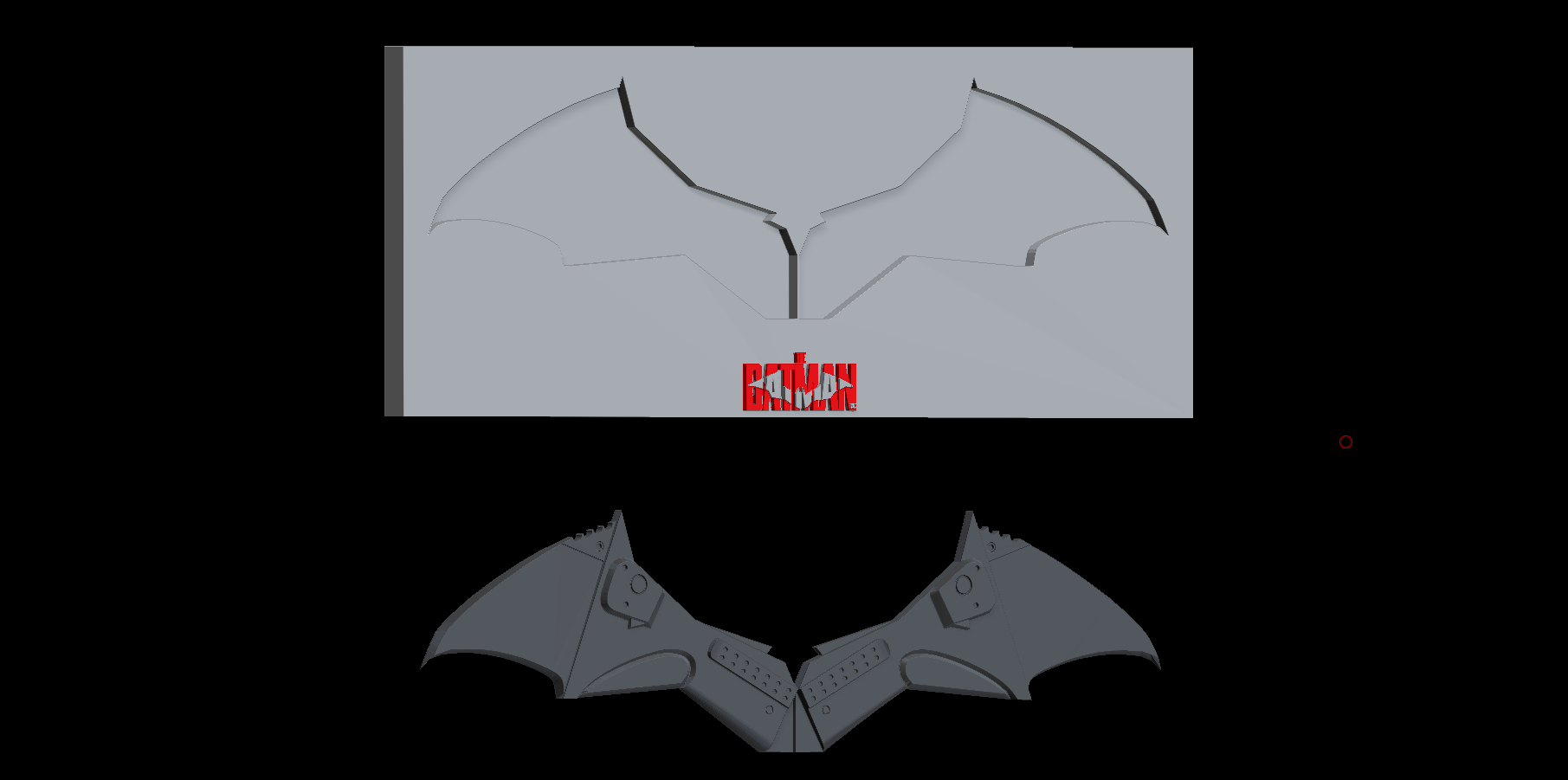 BATMAN CHEST SYMBOL and STAND