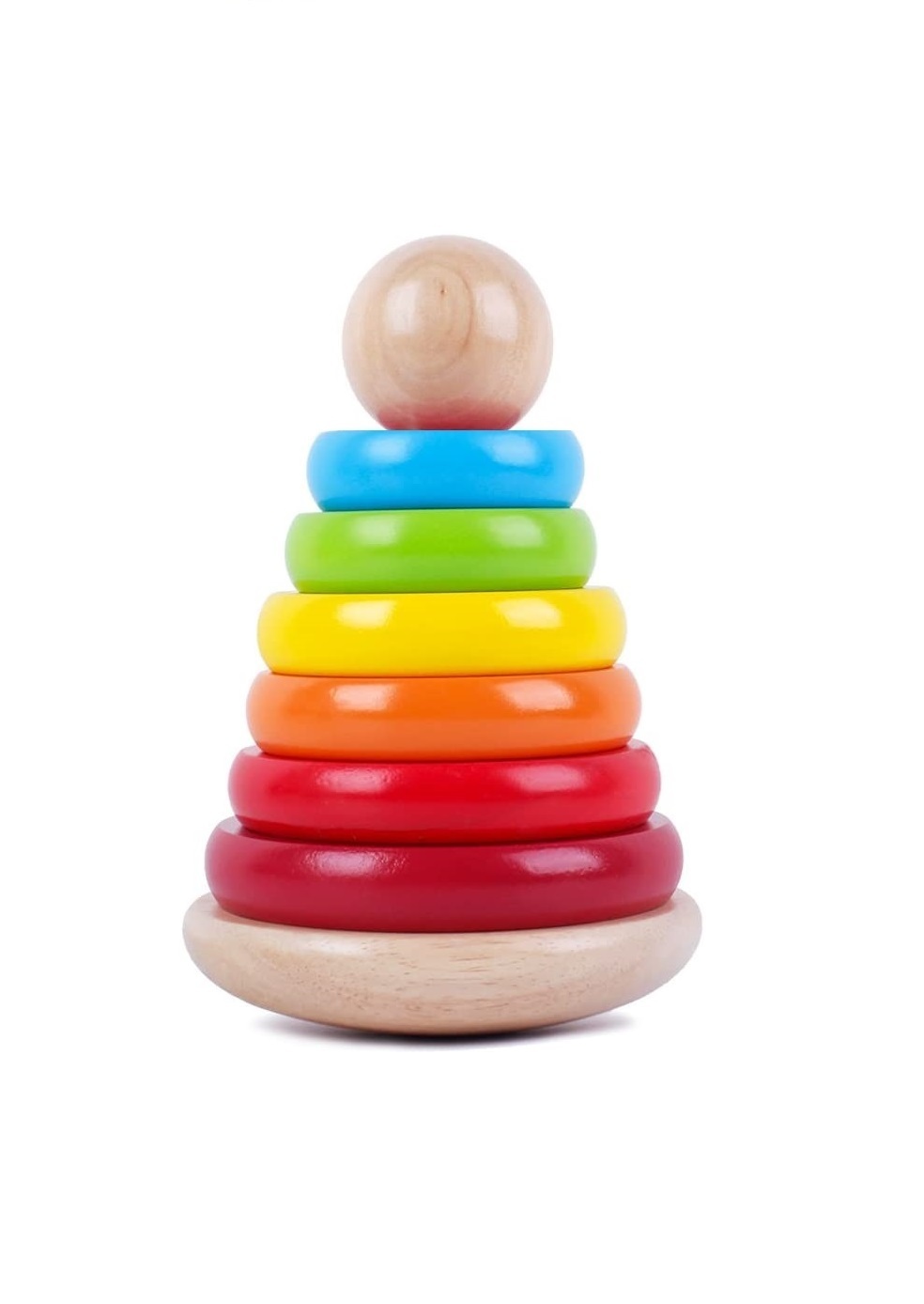 🌈 Rainbow Ring Stacker Toy・ STL File for ・Cults