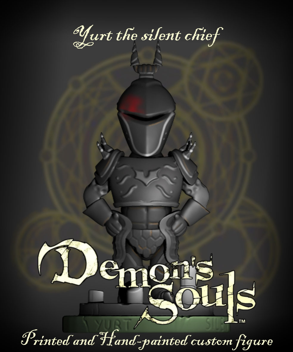 Archivo STL Demon's Souls Dark Souls Yurt the silent chief 🎲・Modelo