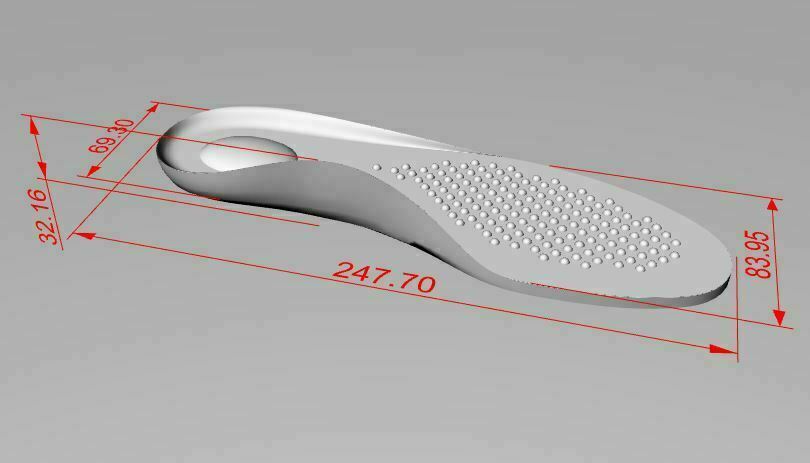 👟 Orthopedic-Sports Insole・ STL File for 3D printing・Cults
