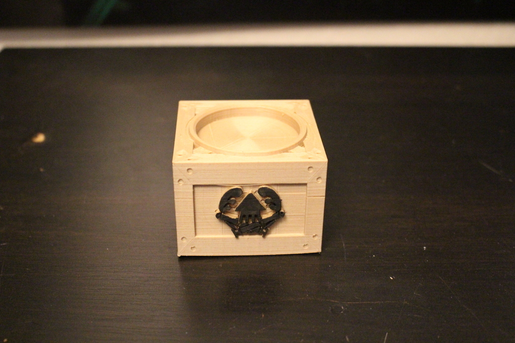 🪵 Splatoon Amiibo Stand - Wood Crate・Free 3D File for ・Cults