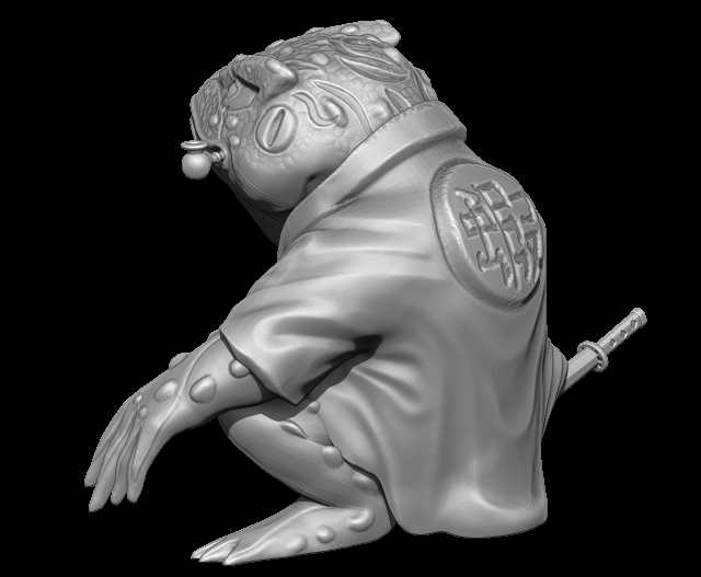 🥷 GAMABUNTA・ STL File for ・Cults