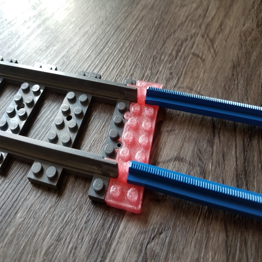 Free STL file Lego Train Track Adapter REUPLOAD (NOT MINE) 🚆 ・3D print