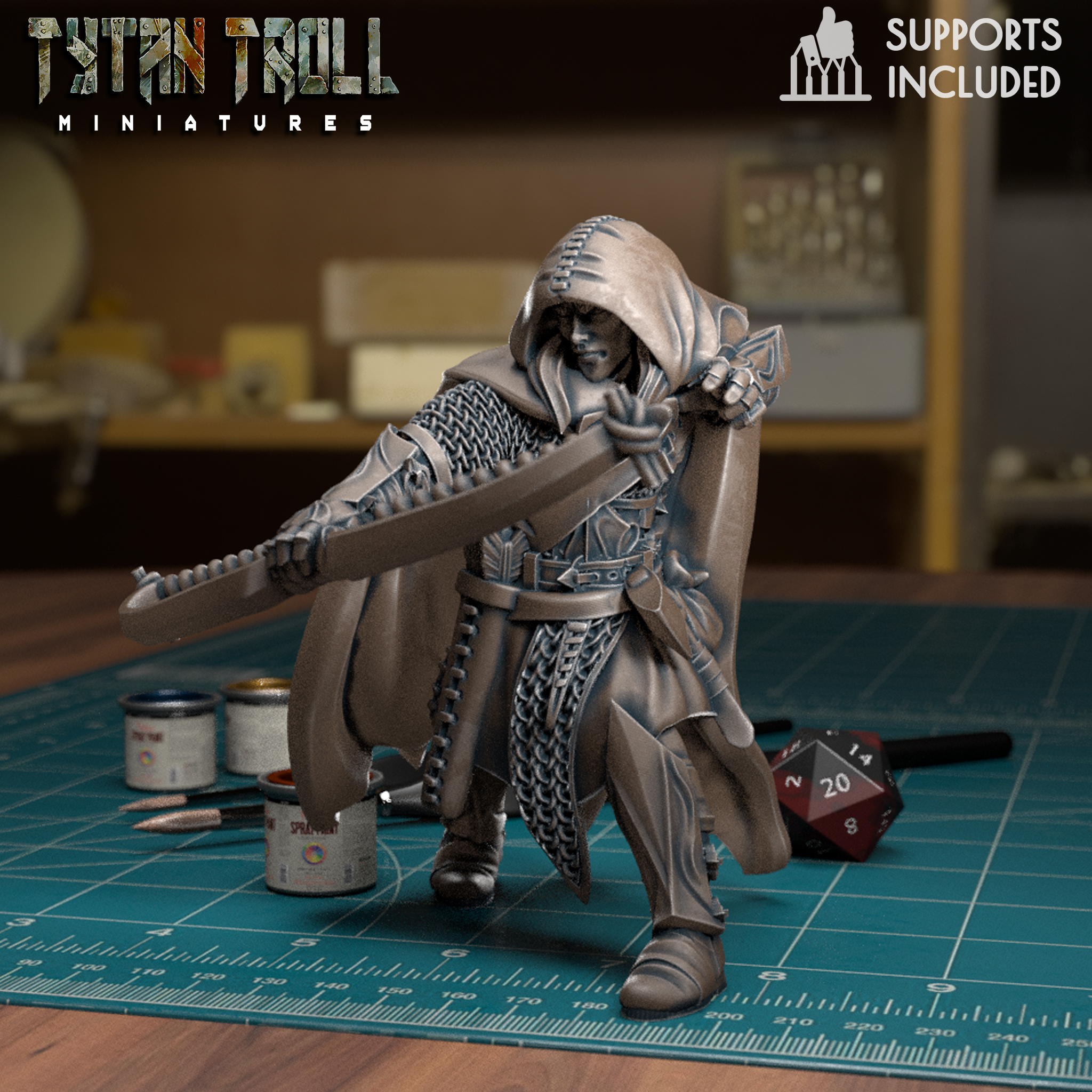 🧝 Elf Archer 03 - [Pre-Supported]・ STL File for ・Cults
