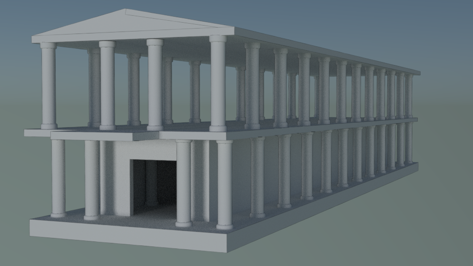 Free STL file Home - Ancient Athens 3D model 🏰 (OBJ)・3D printer model ...