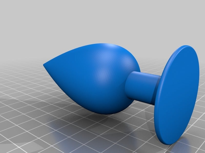🔌 Butt Plug for beginners both male and female use・Free STL File for ・Cults