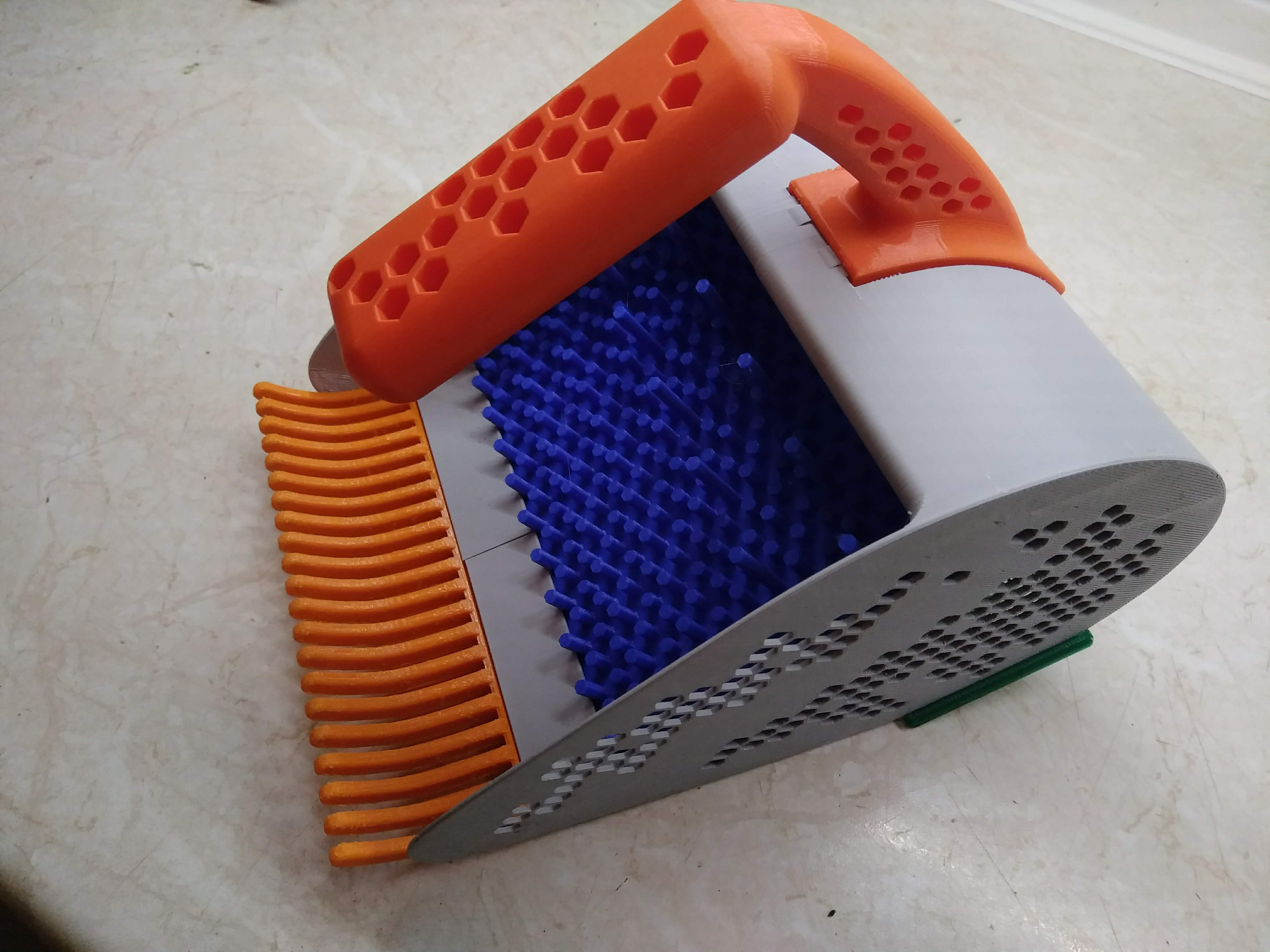🔨 Mobile Berry Harvester 3D print V2, berry picker, garden hacks 3D ...