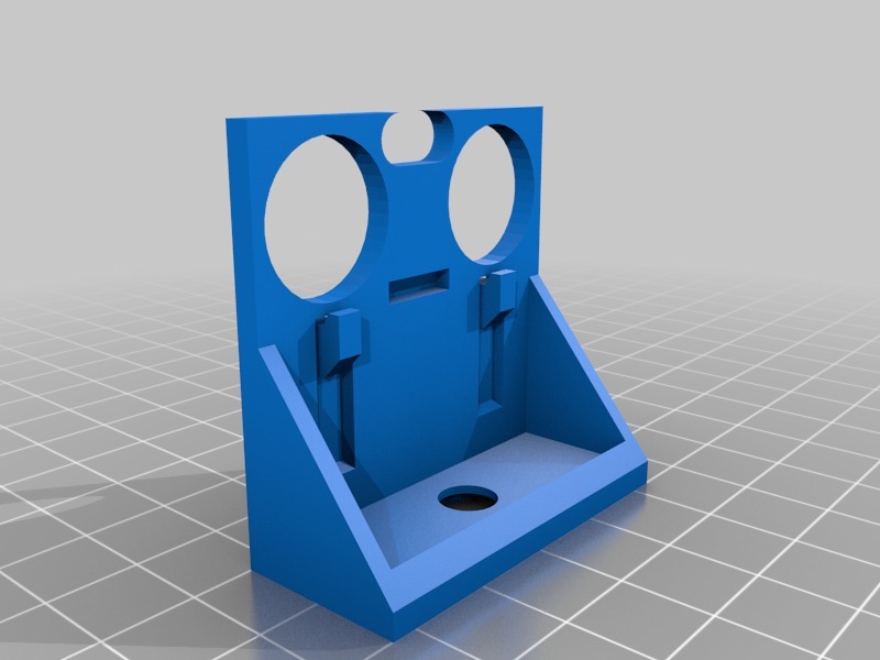 Free STL file ultrasonic sensor (HC SR04) bracket servo mounted 💭