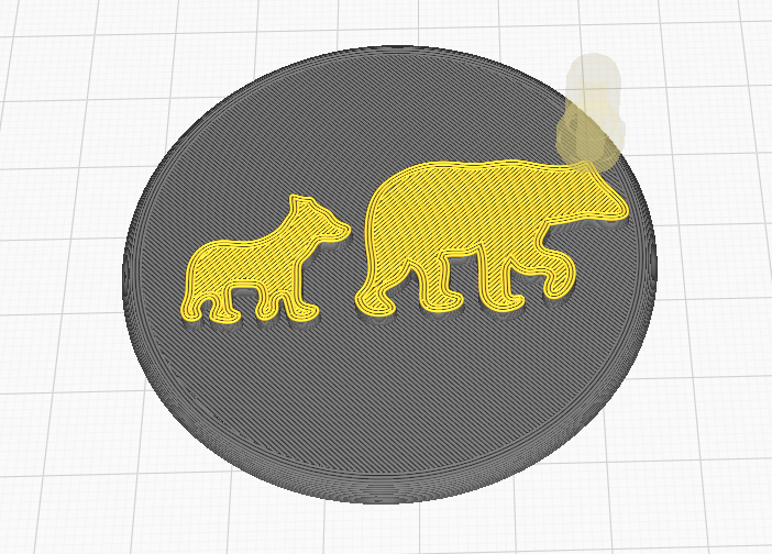 Archivo STL Bear DAD Stamp - Sellos osos papa - Dia del Padre Cutter 🐻